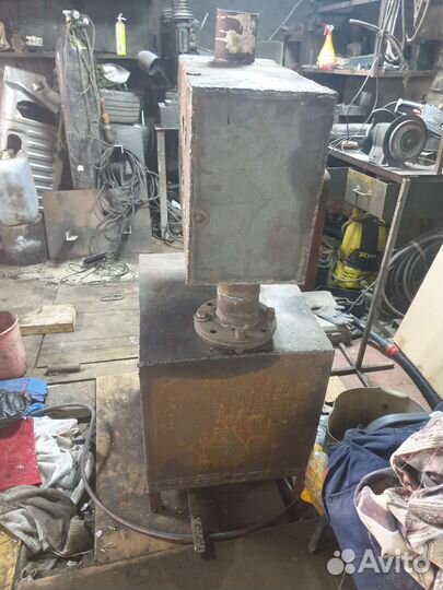 Печка гаражная с теплообменником
