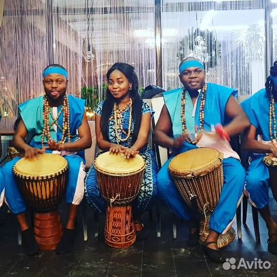 Африканское шоу барабанное №1 в России