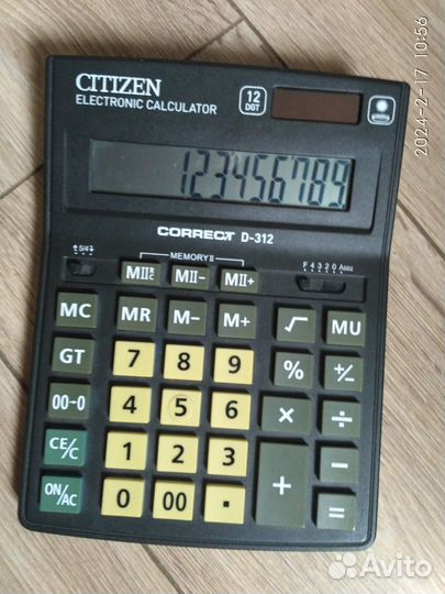 Калькулятор Citizen