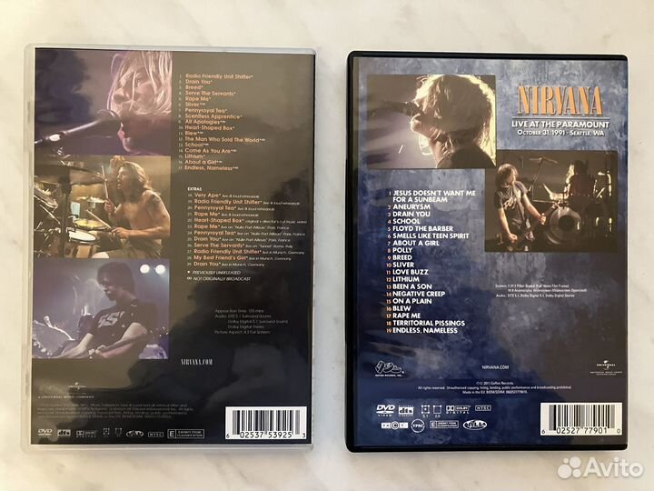 Nirvana - Live AT The Paramount