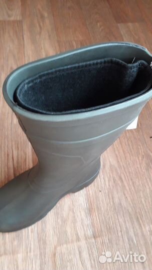 Сапоги резиновые утепленные мужские