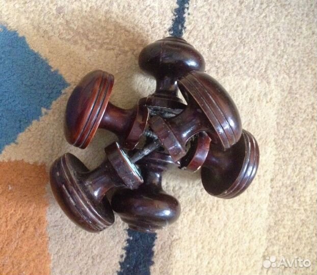 Дверные ручки деревянные