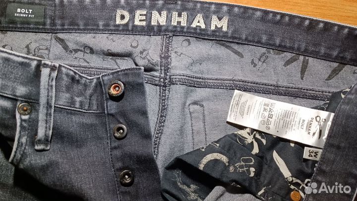 Джинсы Denham w34L34, новые. Румыния