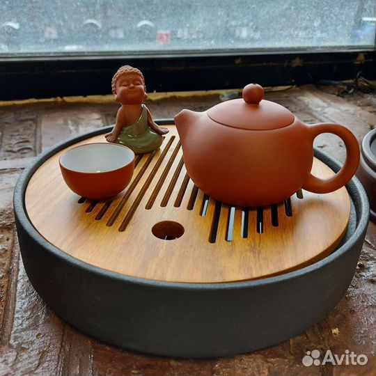 Китайский глиняный чайник / Колба / Гунфу