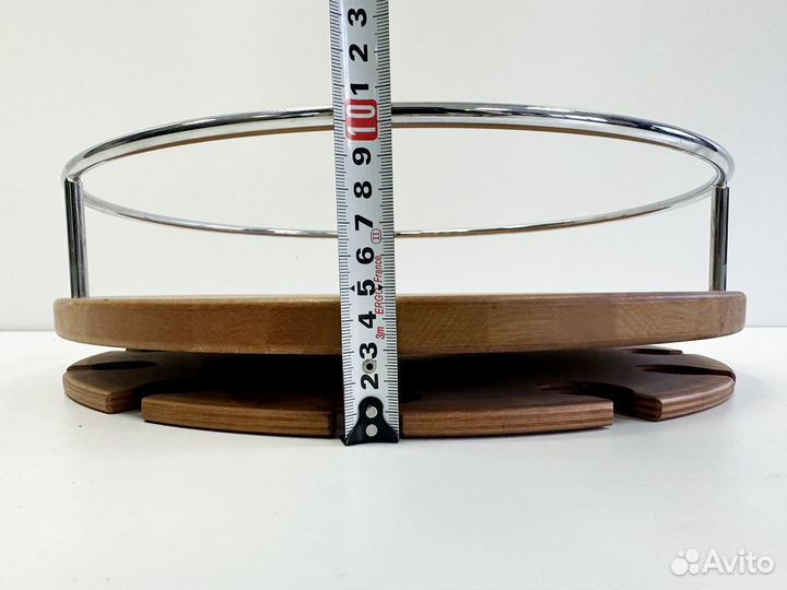 Полка держатель для бокалов для барной стойки