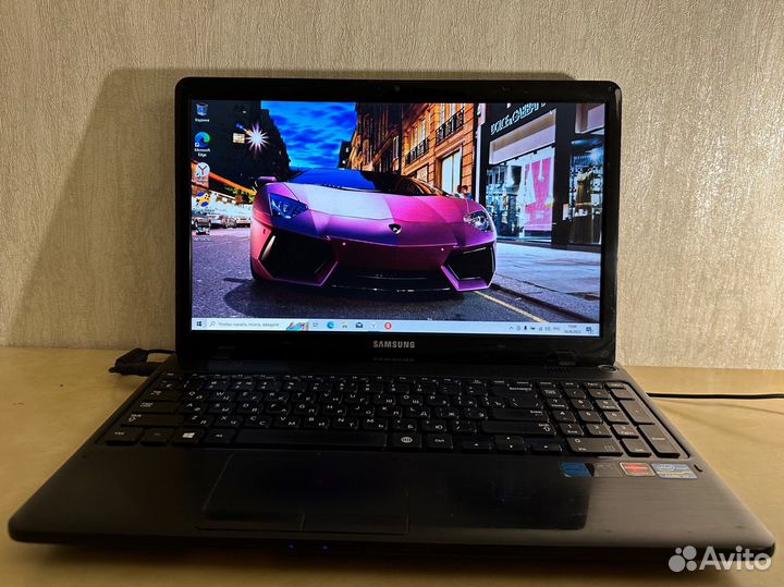 Игровой ноутбук Samsung i5/6GB/hddssd/250GB/256GB
