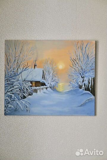 Картина маслом на холсте большая
