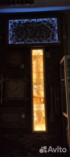 Панно из гималайской соли 1380*250см. с подсветкой