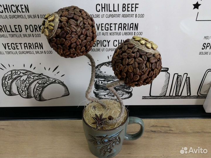 Кофейный топиарий