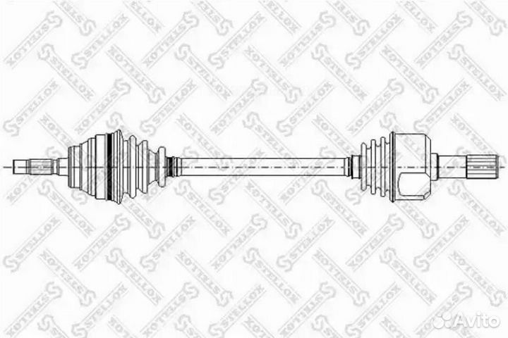 Stellox 158 1044-SX Приводной вал
