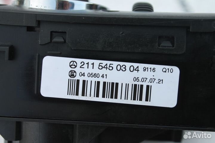Переключатель света фар w211 мерседес рест