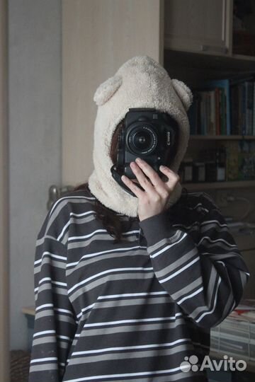 Шапка балаклава с ушами