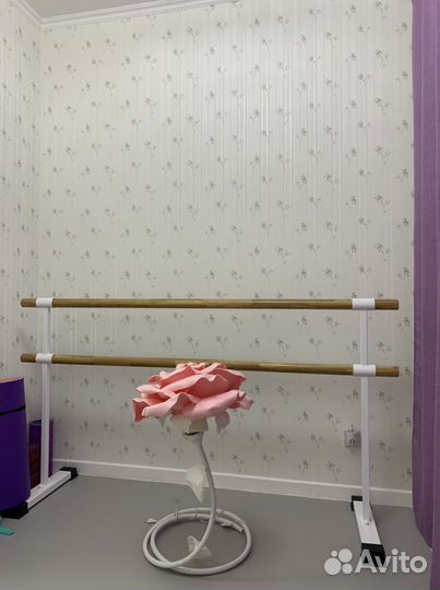 Балетный станок и линолеум танцевальный