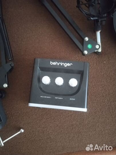 USB Микрофон maono AU-A04 + звуковая карта