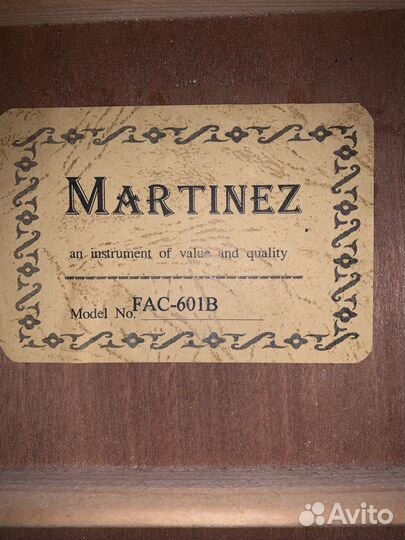 Martinez Fac601B