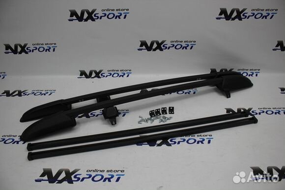Рейлинги Нива Шевроле с поперечинами