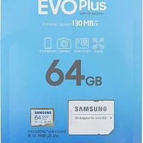 Карта памяти 64Gb Class 10 EVO Plus Samsung