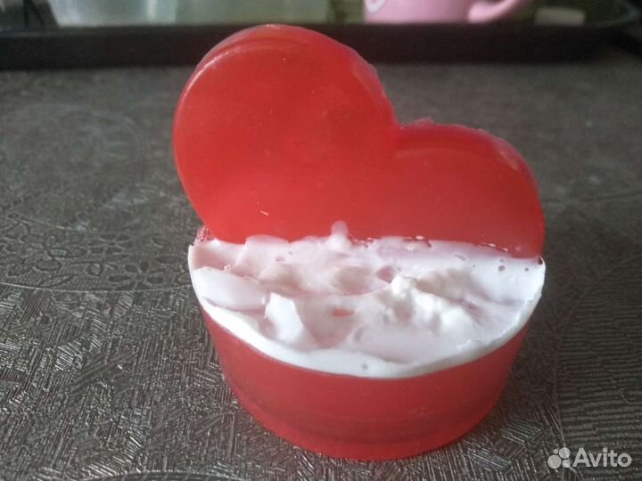 Мыло ручной работы сердце подарок букет