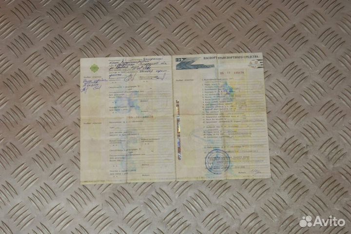 Рама с документами Suzuki Intruder 400