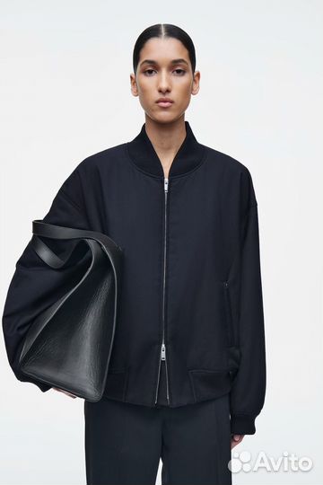 Сумка Cos натуральная кожа с кошельком