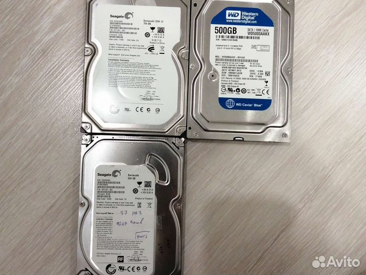 Жесткие диски 500гб, 320гб,1тб,3тб,750гб,4тб