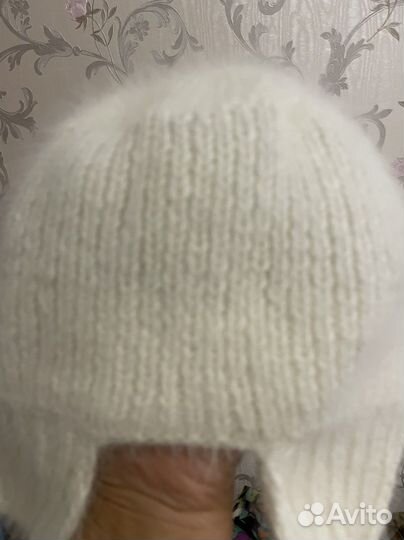 Шапка женская вязаная ручная работа
