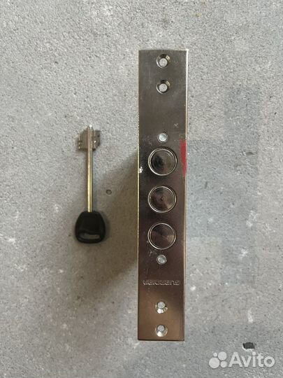 Замок врезной Гардиан-3001, цвет хром