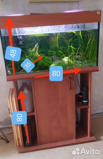 Аквариум с тумбой