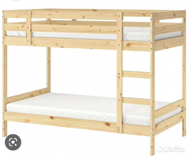 Кровать двухъярусная IKEA mydal (мидал)