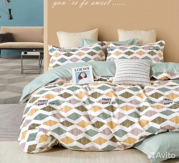 Постельное белье 2 спальное сатин