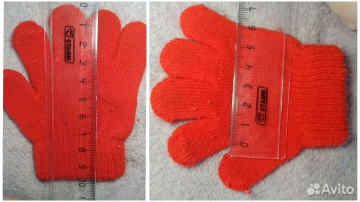 Варежки, перчатки детские на 1-2 года