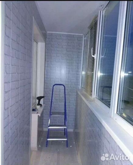 Пластиковый балкон лоджия пвх