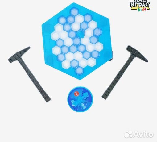 Настольная игра на везение «Чья льдина крепче», ми