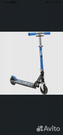 Самокат для детей синий MID 1 robot oxelo