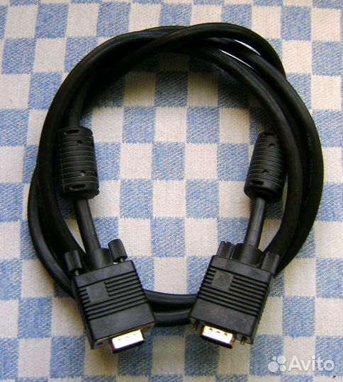 Кабель VGA 180 см, б/у, исправный