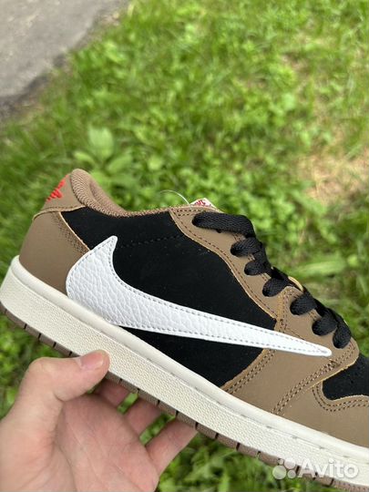 Кроссовки Nike air jordan 1 low travis scott