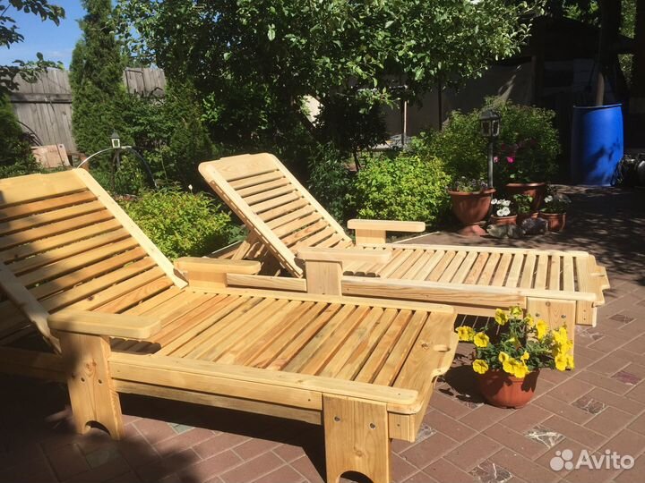 Шезлонг для дачи