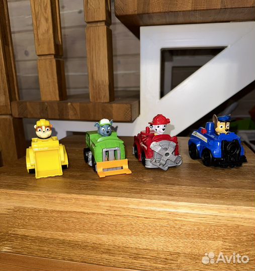 Щенячий патруль 4шт+книжка+растяжка