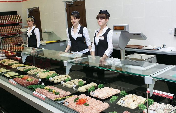 Продавец в мясной отдел