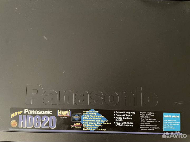 Видеомагнитофон panasonic