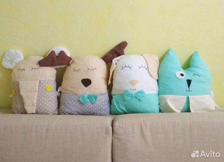 Бортики в детскую кроватку