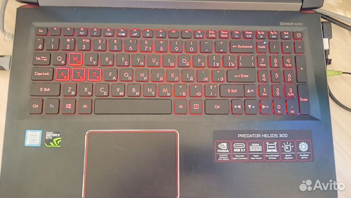 Ноутбук acer predator helios 300