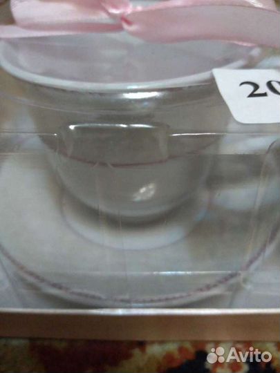 Подарочный набор, чашечка с блюдцем