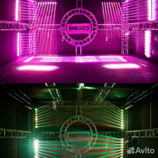 LED Beam BAR 8*12 rgbw Светомузыка Цветомузыка