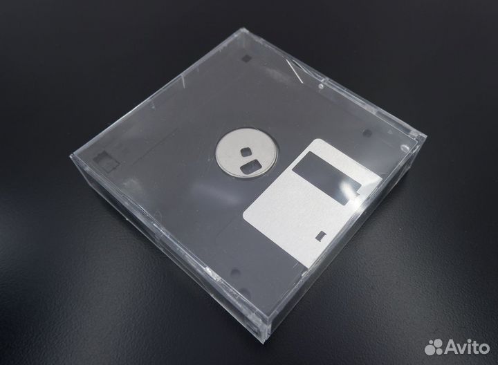Коробка для 5 дискет FDD 3.5 прозрачная