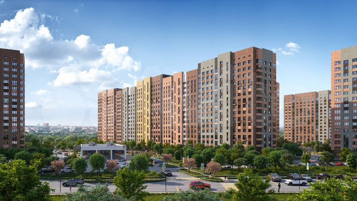 2-к. квартира, 60,3 м², 12/16 эт.