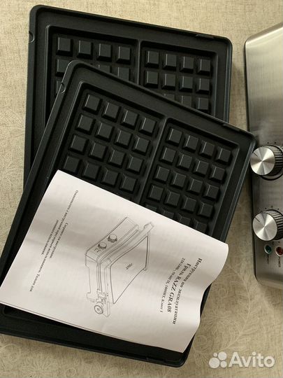 Электрогриль / Вафельница 2 в 1 / Новый