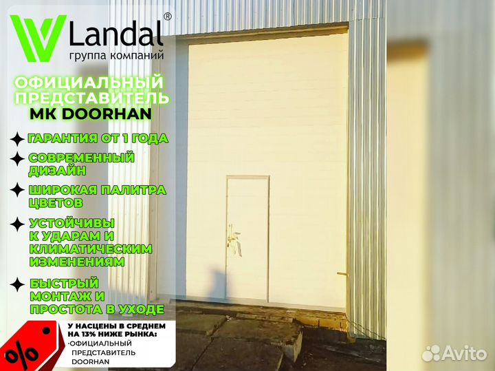 Секционные ворота