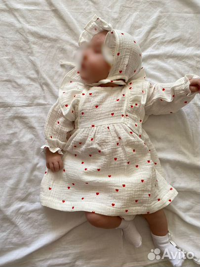 Платье чепчик блумеры