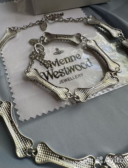 Чокер колье браслет Vivienne Westwood bone кости